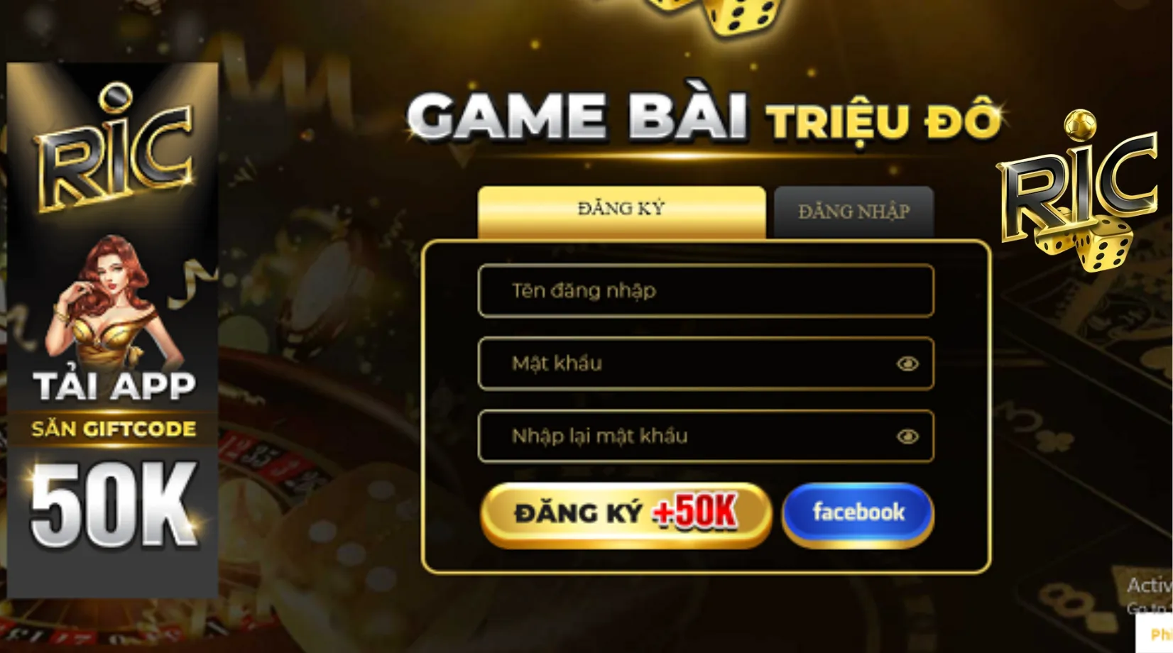 Cung cấp thông tin cá nhân đầy đủ, chính xác để đăng ký tài khoản tại Ricwin Cung cấp thông tin cá nhân đầy đủ, chính xác để đăng ký tài khoản tại Ricwin